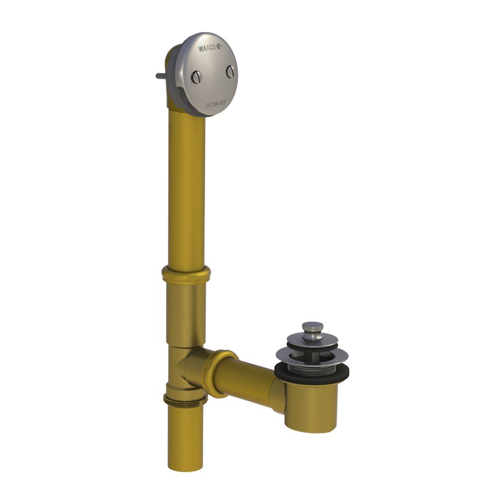 Rubbed Bronze Standard Plumbing Supply Watco 500-LT-PVC-BZ Lift /& Turn Bath Waste